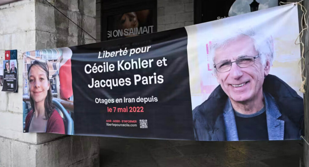 La France annonce une « première étape » dans le dossier de ses deux ressortissants libérés par l’Iran / GAIZKA IROZ, AFP