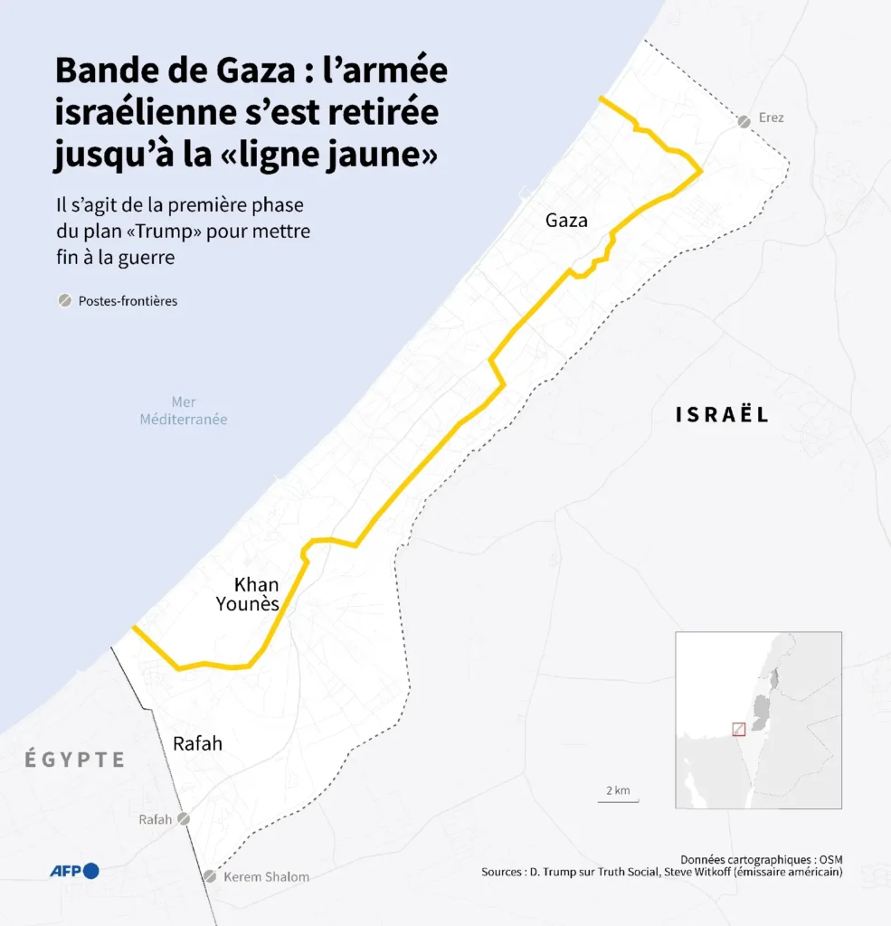 « Ligne jaune » : Israël trace une nouvelle frontière au cœur de Gaza / La Provence