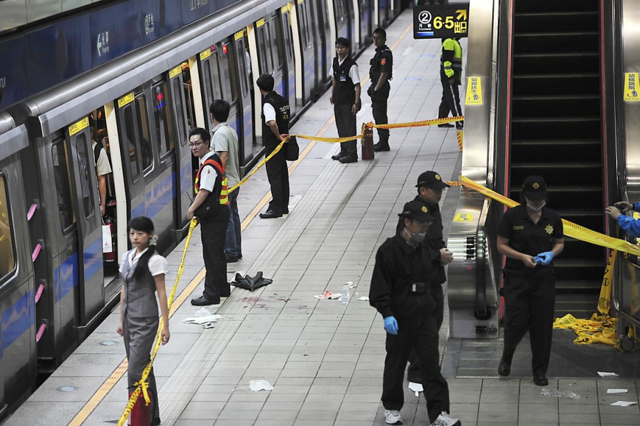 Attaque meurtrière dans le métro de Taipei : au moins trois morts, Taïwan sous le choc / LaPresse.ca