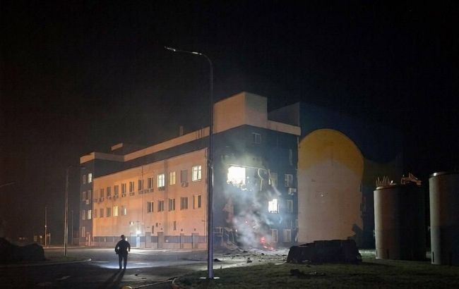 Un drone russe a frappé un site de stockage de déchets nucléaires près de Tchernobyl / t.me GeneralStaffZSU
