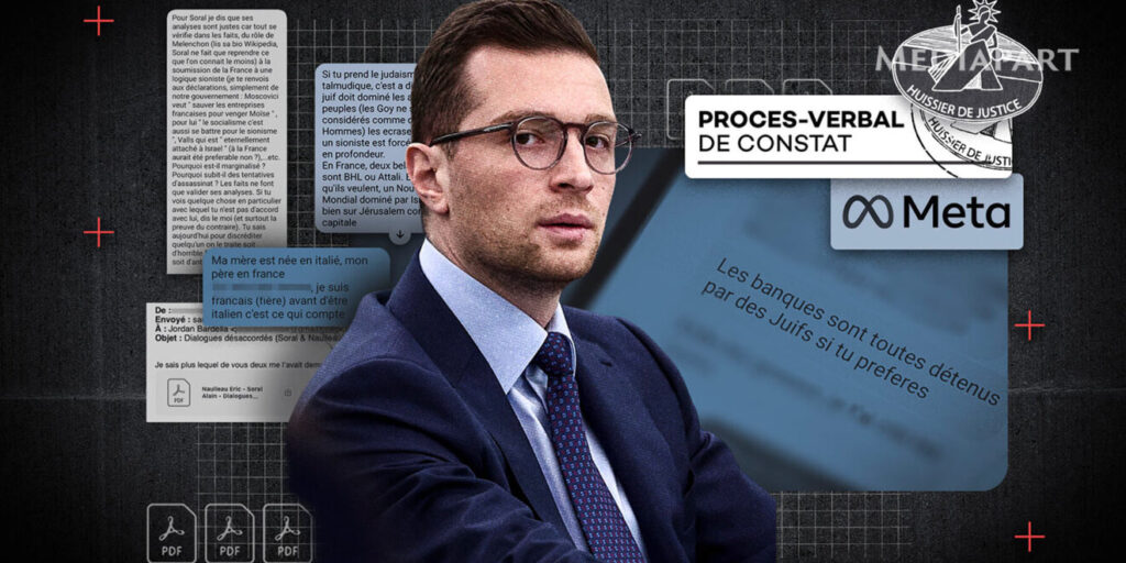 Jordan Bardella rattrapé par de nouveaux éléments de Mediapart sur ses messages antisémites présumés / Mediapart